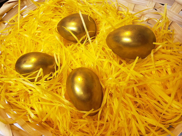 Golden Egg Hot Chocolate Bombs